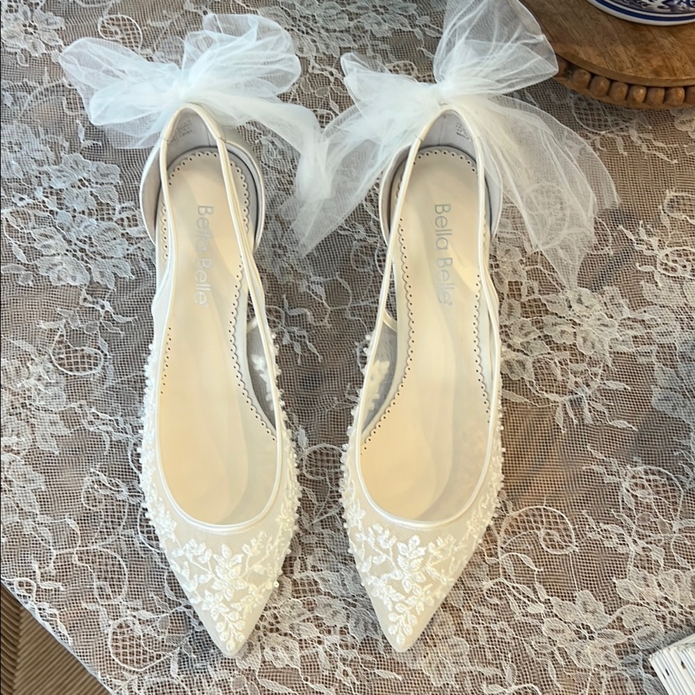 White Lace Women's Shoes
